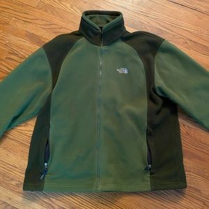 vintage green north face fleece